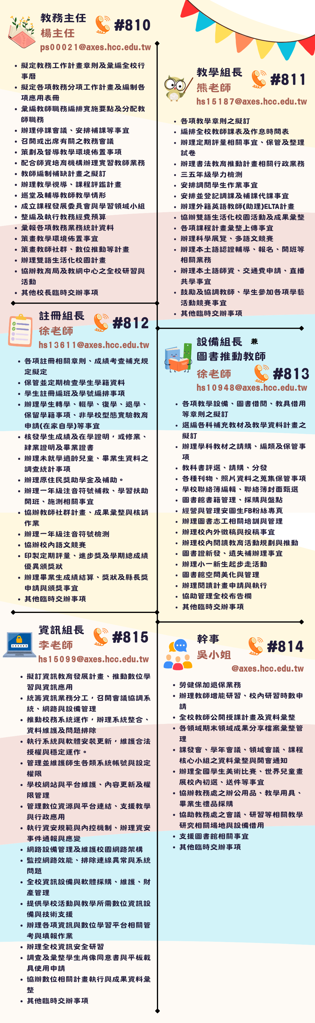 115教務處職掌