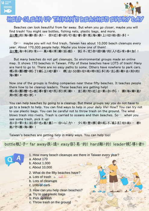 Help Clean Up Taiwan’s Beaches Every Day